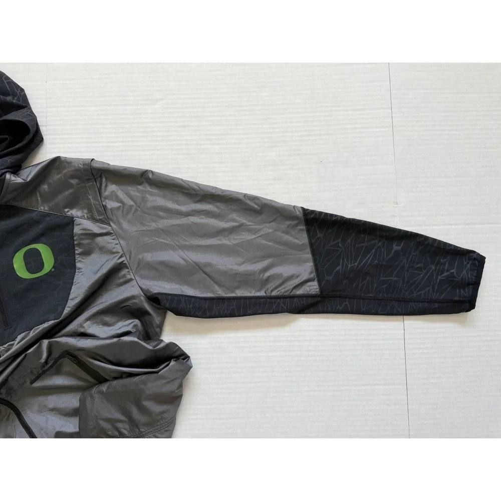 Nike Oregon Ducks Team Issued Football Full Zip Sideline Hoodie Jacket Men XL
